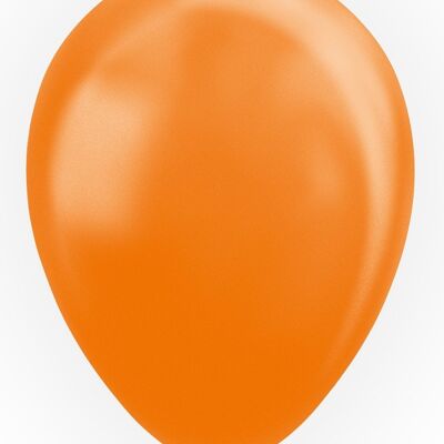 10 Ballons 12" orange nacré