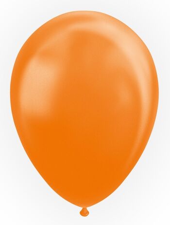10 Ballons 12" orange nacré 1