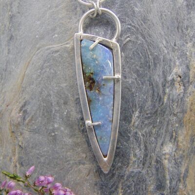 Unique Boulder Opal Pendant
