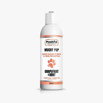 Poochiful Mucky Pup - Shampooing pour chien Fox Poo Deep Clean 300 ml
