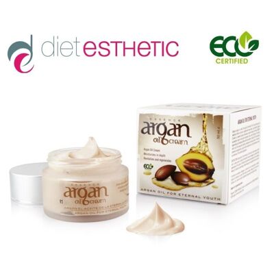 Essence Argan Oil Face Cream - Anti Edad, Nutritiva, Hidratante, 50 ml