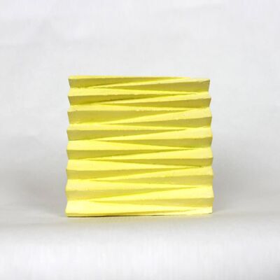 Yellow straight soap dish