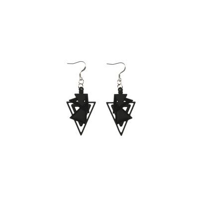 Pendientes Kheops negro