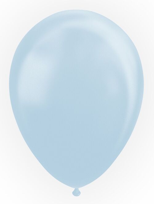 10 Balloons 12" pearl light blue