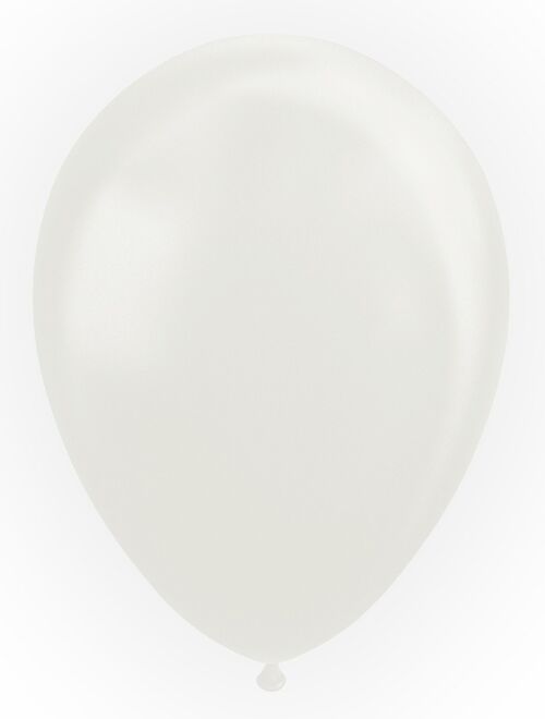 10 Balloons 12" pearl white