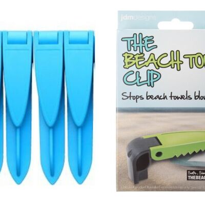 Der Strandtuchclip (AQUA BLUE)