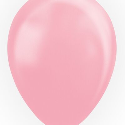 10 Globos 12" rosa perla