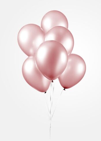 10 Ballons 12" rose perle 3