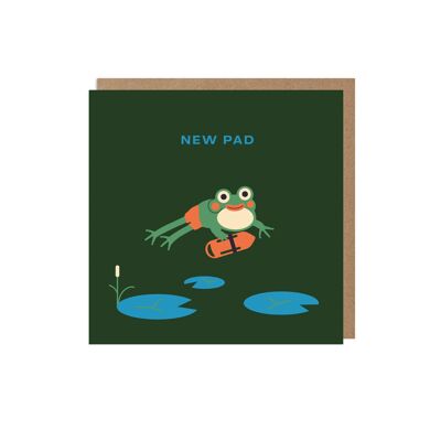 Nouveau bloc-notes Funny New Home Card