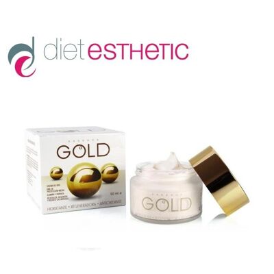 Pure Gold Essence Cream SPF15 - Hidratante, Regeneradora, Antioxidante, 50 ml