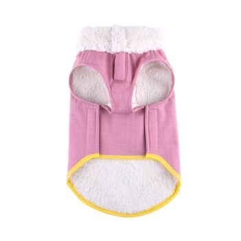 Manteau imperméable pour chien Groc Groc Taiga Softshell Rose-XL4 4