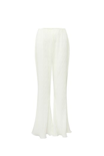 Pantalon évasé blanc Lile 1