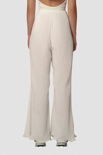 Pantalon évasé blanc Lile 4