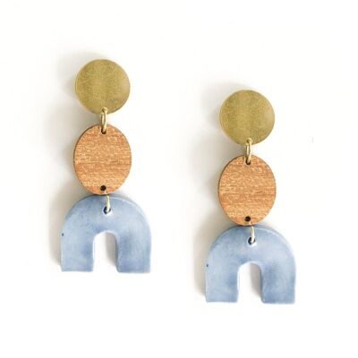 Boucles d'oreilles nœud Memphis