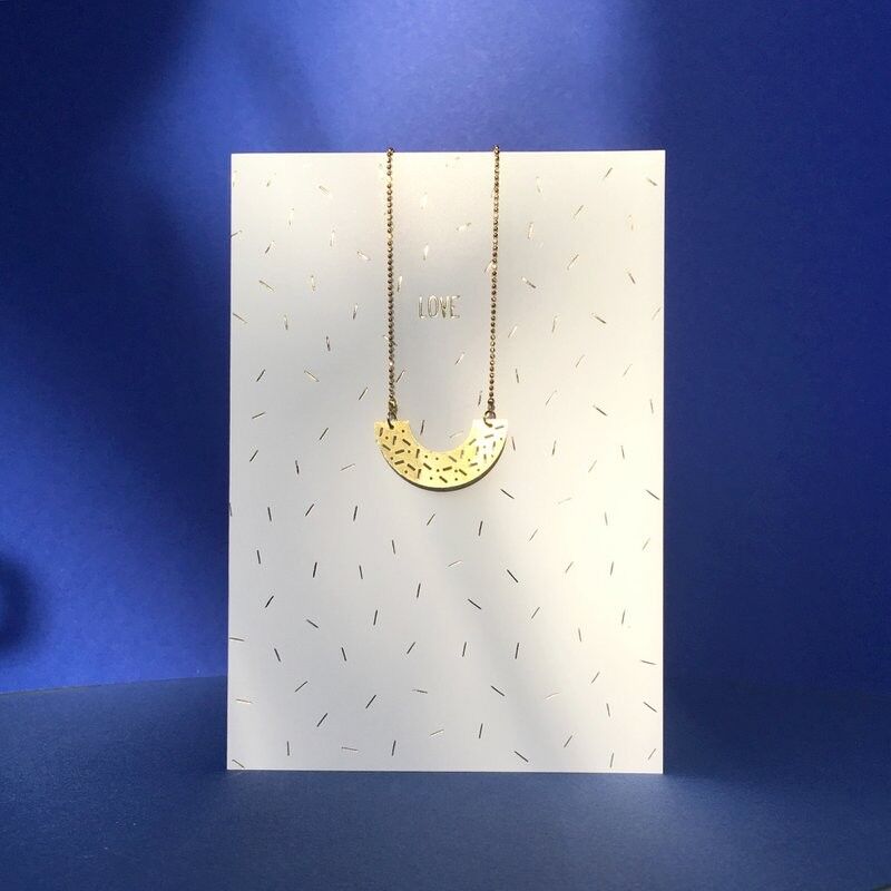 Goldfolien-Grußkarte