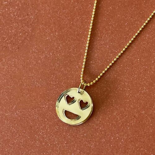 Recycled plastic Smiley gold