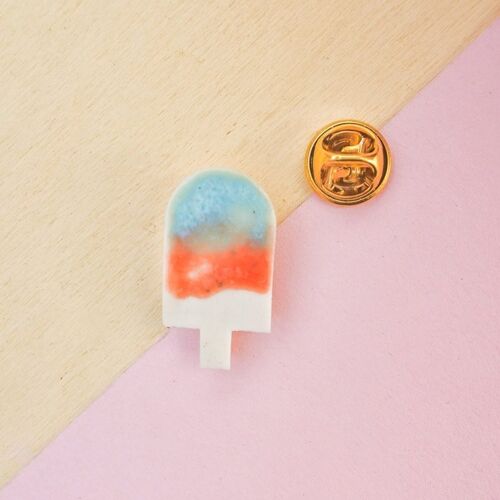 Syrup popsicle Porcelain pin