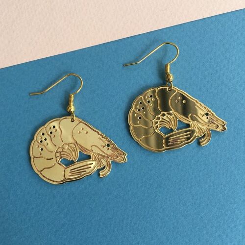 Shrimp earrings