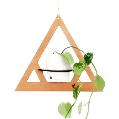 Triángulo de madera Planthanger