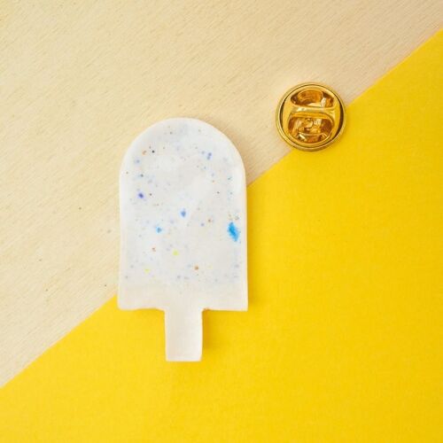 Discodip popsicle Porcelain pin