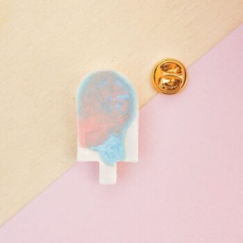 Délicieux popsicle divin Broche en porcelaine