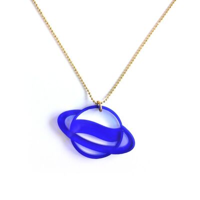 Planet Recycled plastic Necklace