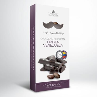 Dunkle Schokolade 100% Herkunft Venezuela
