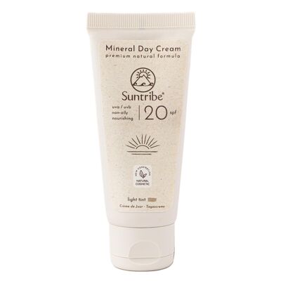 Crema de día mineral natural Suntribe SPF 20