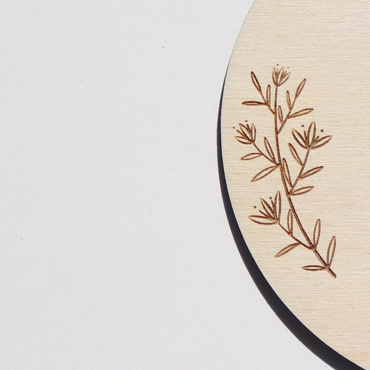 Targhe di pietra miliare del bambino - Floreale - Sì