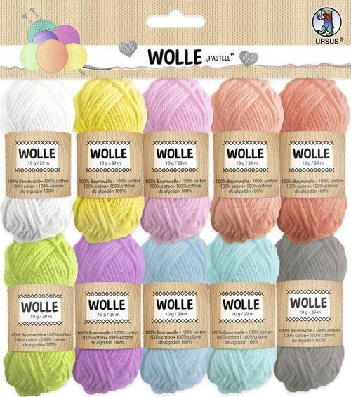 Wolle "Pastell"