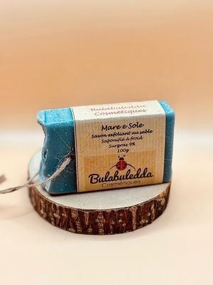 MARE E SOLE savon exfoliant au sable de Corse (100g)