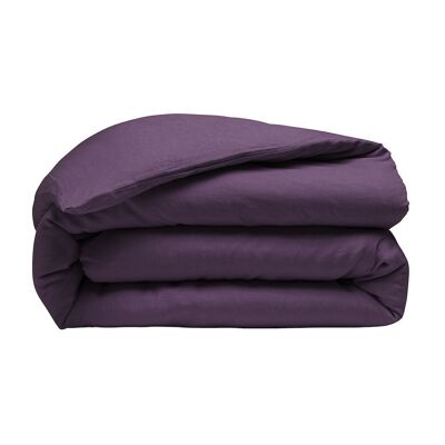 Duvet cover 100% washed linen Size 220 x 240 cm Color Purple