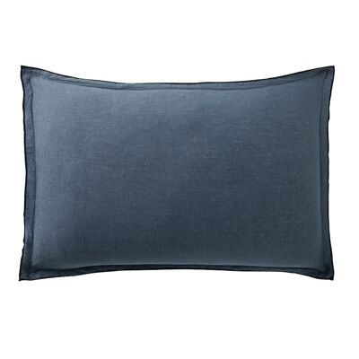 Pillowcase 100% washed linen Size 50 x 70 cm Color Emerald