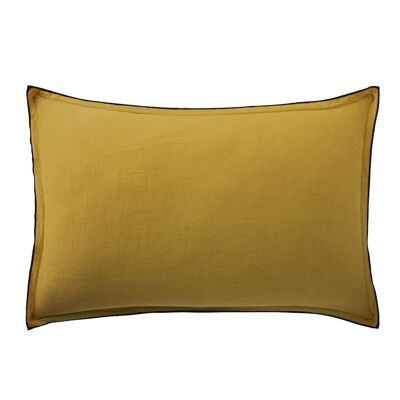Pillowcase 100% washed linen Size 50 x 70 cm Color Spice