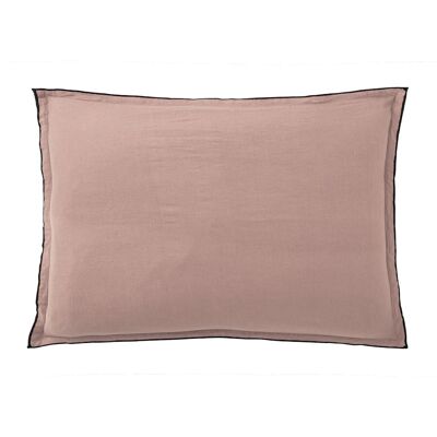 Pillowcase 100% washed linen Size 50 x 70 cm Color Pink