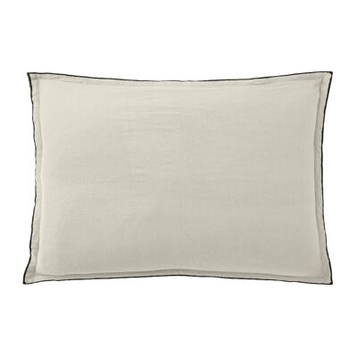 Pillowcase 100% washed linen Size 50 x 70 cm Color Sand