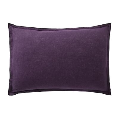 Federa 100% lino lavato Dimensioni 50 x 70 cm Colore Viola