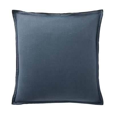 Pillowcase 100% washed linen Size 65 x 65 cm Color Emerald