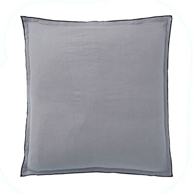 Pillowcase 100% washed linen Size 65 x 65 cm Color Chalk Gray