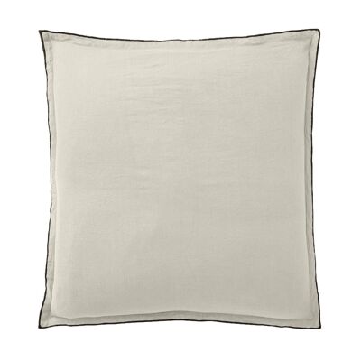 Pillowcase 100% washed linen Size 65 x 65 cm Color Sand