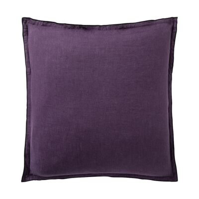 Federa 100% lino lavato Dimensioni 65 x 65 cm Colore Viola