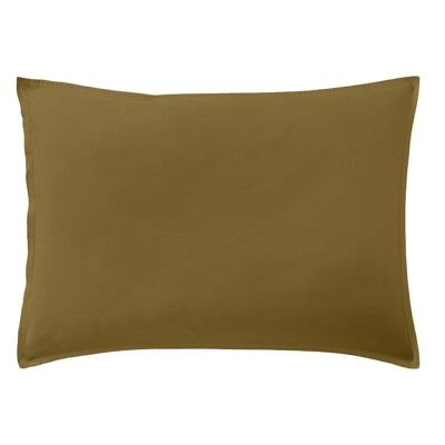 Pillowcase 100% Washed Cotton Percale 80 thread count Size 50 x 70 cm Color Camel