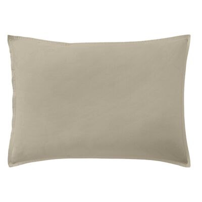 Pillowcase 100% Washed Cotton Percale 80 thread count Size 50 x 70 cm Color Sand