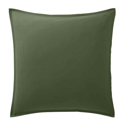 Pillowcase 100% Washed Cotton Percale 80 thread count Size 65 x 65 cm Color Cedar