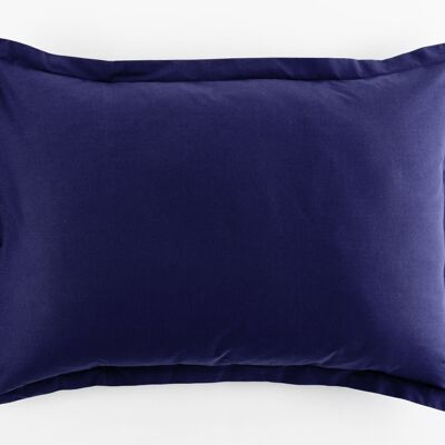 Set of 2 pillowcases 100% cotton 57 thread count Size 50 x 70 cm Color Navy Blue