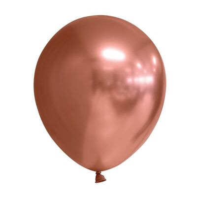 10 Spiegelballons 12" Kupfer