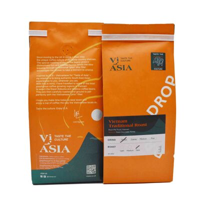 2 for Â£10 Vietnamese Coffee - Vietnam Robusta - Vietnam Traditional Roast - Medium Ground