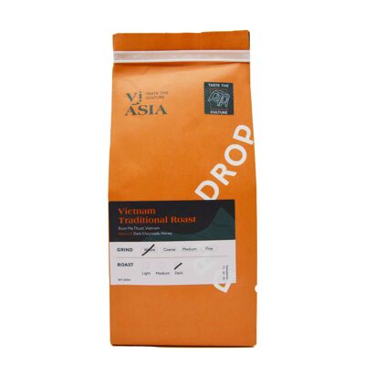 Vietnamese Coffee Traditional Roast Blend - Whole Beans - 250g