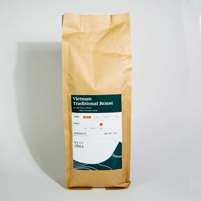 Vietnamese Coffee Traditional Roast Blend - Whole Beans - 1 KG