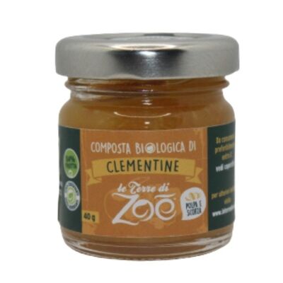 Italian Organic Compotes Clementine 40g